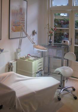 Het interieur van de pedicuresalon Argonautenstraat